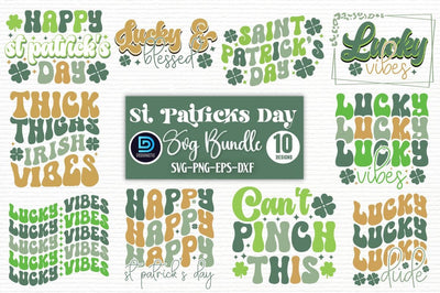 Retro St Patrick's Day Svg Bundle SVG DESIGNISTIC 