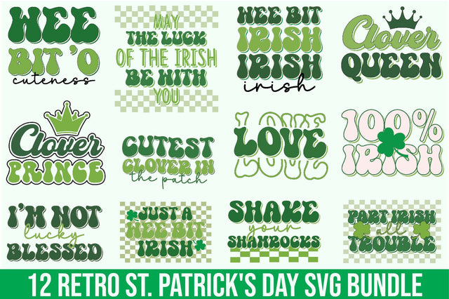 Retro St. Patrick's Day SVG Bundle SVG SVGista 