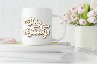 Retro Stay Groovy Sublimation Sublimation Creativeart88 