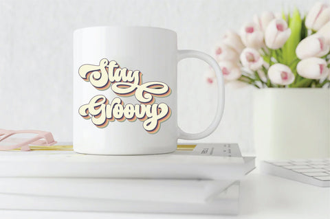 Retro Stay Groovy Sublimation Sublimation Creativeart88 