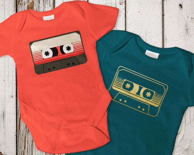 Retro Striped Mix Tape SVG Designed by Geeks 