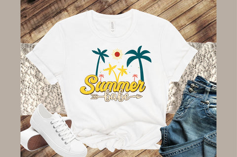 Retro Summer Babe PNG Sublimation designartist 