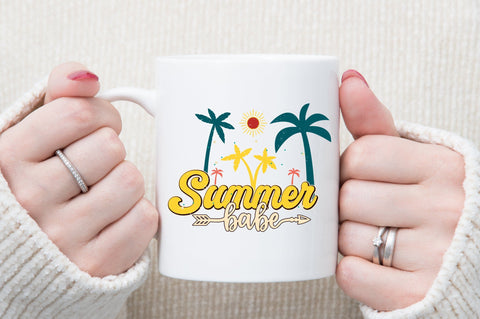 Retro Summer Babe PNG Sublimation designartist 