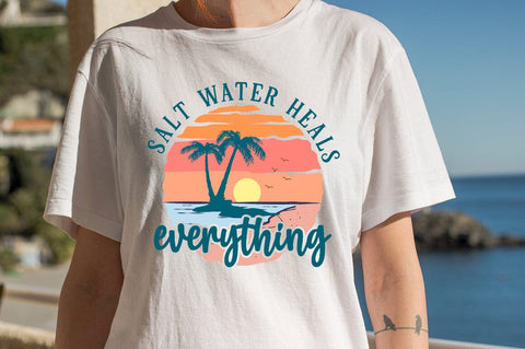 Retro Summer Beach Sublimation Bundle SVG Shetara Begum 