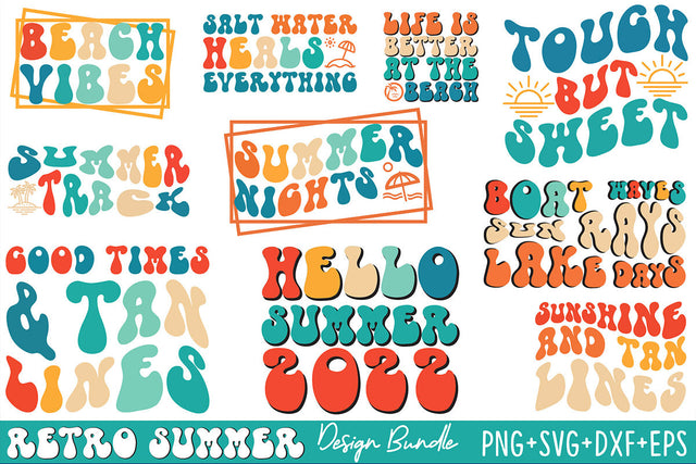 Retro Summer Bundle SVG Rupkotha 