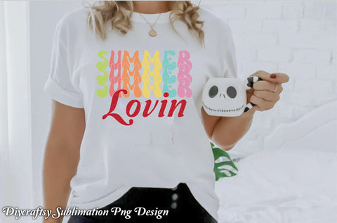 Retro Summer Lovin Sublimation Vol-01 SVG Creativeart88 