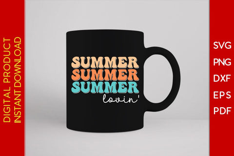 Retro Summer lovin' Summer Vacation SVG PNG PDF Cut File SVG Creativedesigntee 