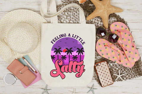 Retro Summer PNG Sublimation | Feeling a Little Salty Sublimation CraftLabSVG 