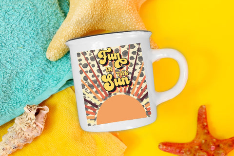 Retro Summer PNG Sublimation | Fun in the Sun Sublimation CraftLabSVG 