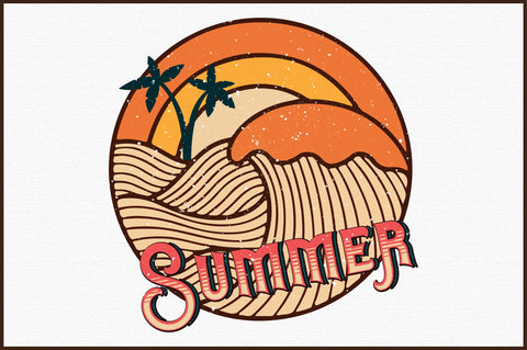 Retro Summer PNG Sublimation Sublimation designartist 