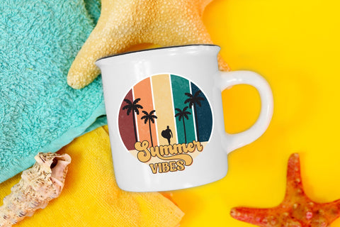 Retro Summer PNG Sublimation | Summer Vibes Sublimation CraftLabSVG 