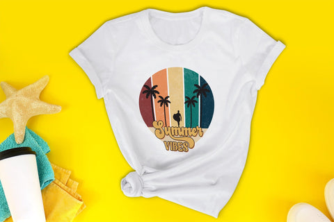 Retro Summer PNG Sublimation | Summer Vibes Sublimation CraftLabSVG 