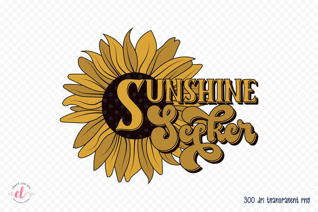 Retro Summer PNG Sublimation - Sunshine Seeker Sublimation CraftLabSVG 