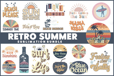Retro Summer Sublimation Bundle Sublimation Jagonath Roy 