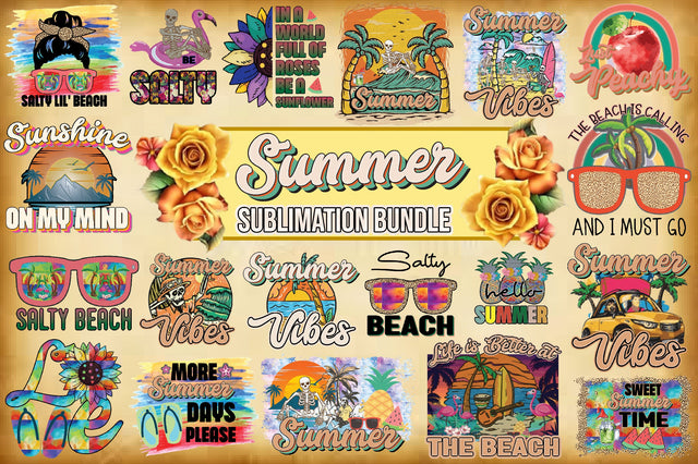 Retro Summer Sublimation Bundle Sublimation Jagonath Roy 