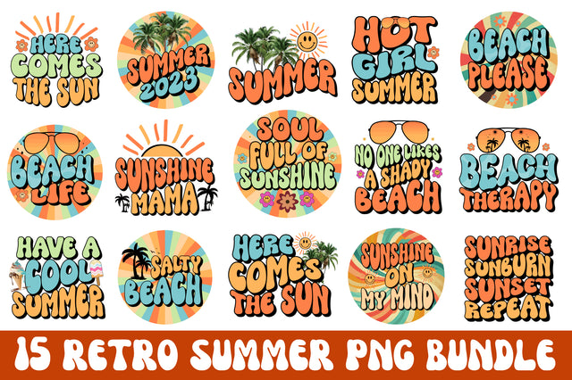 Retro Summer Sublimation Bundle Sublimation Regulrcrative 