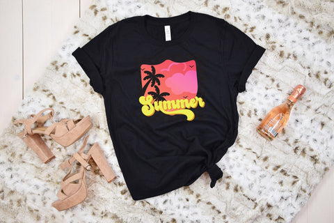 Retro Summer Sublimation Design PNG Sublimation CraftLabSVG 