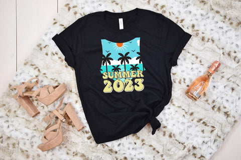 Retro Summer Sublimation - Summer 2023 PNG Sublimation CraftLabSVG 