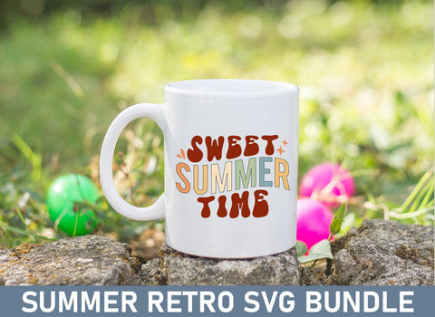 Retro Summer SVG Bundle SVG CraftingStudio 