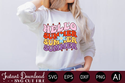 Retro Summer Svg Bundle SVG designmaster24 
