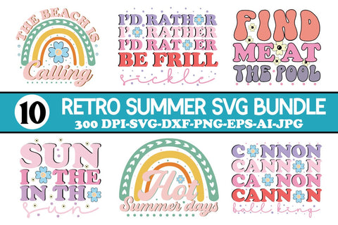 Retro Summer svg bundle SVG designmaster24 
