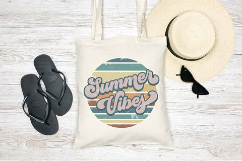 Retro Summer Vibes PNG | Summer Sublimation Design Sublimation B Renee Design 