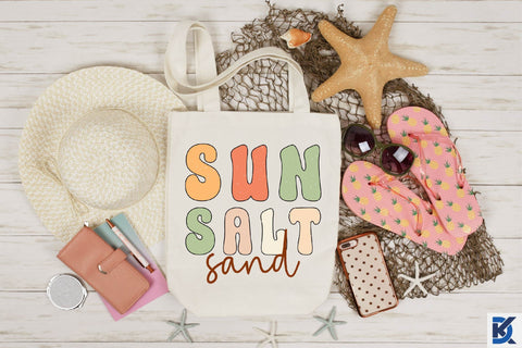 Retro Sun Salt Sand SVG SVG SVGista 