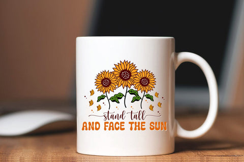 Retro Sunflower SVG Bundle SVG Shetara Begum 