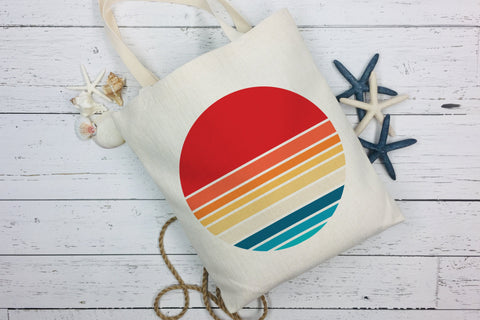 Retro sunset background | Sunset sublimation bundle Sublimation Svetana Studio 