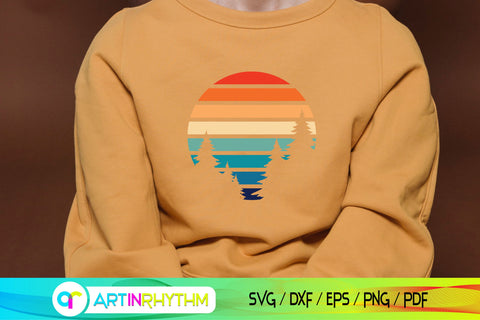 Retro Sunset SVG bundle SVG Artinrhythm shop 