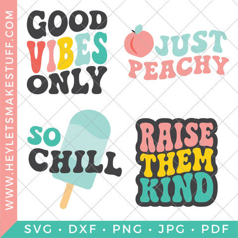 Retro SVG Bundle SVG Hey Let's Make Stuff 