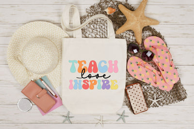 Retro Teach Love inspire SVG SVGista 