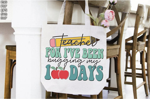 Retro Teacher For I've Been Bugging My 100 Days SVG Creativeart88 