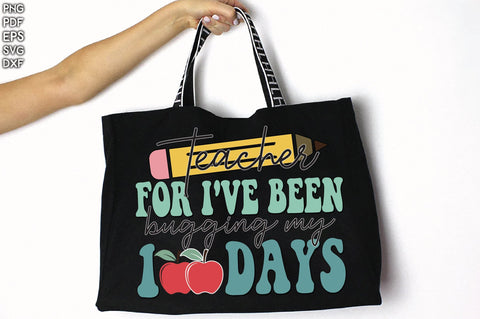 Retro Teacher For I've Been Bugging My 100 Days SVG Creativeart88 