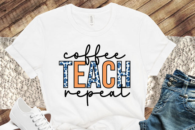Retro Teacher PNG Sublimation Bundle Sublimation SVGista 