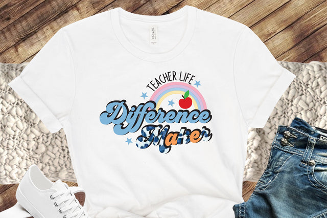 Retro Teacher PNG Sublimation Sublimation SVGista 