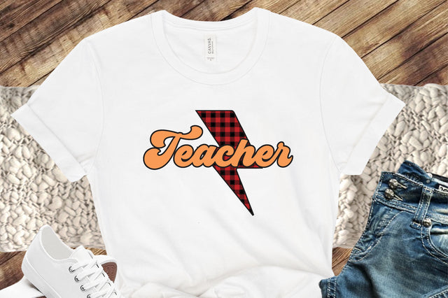 Retro Teacher PNG Sublimation Sublimation SVGista 