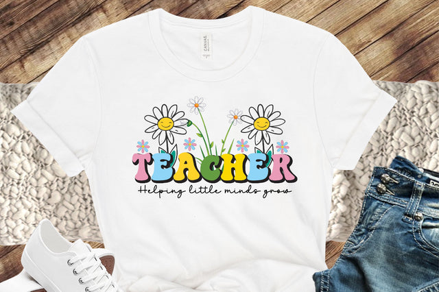Retro Teacher PNG Sublimation Sublimation SVGista 