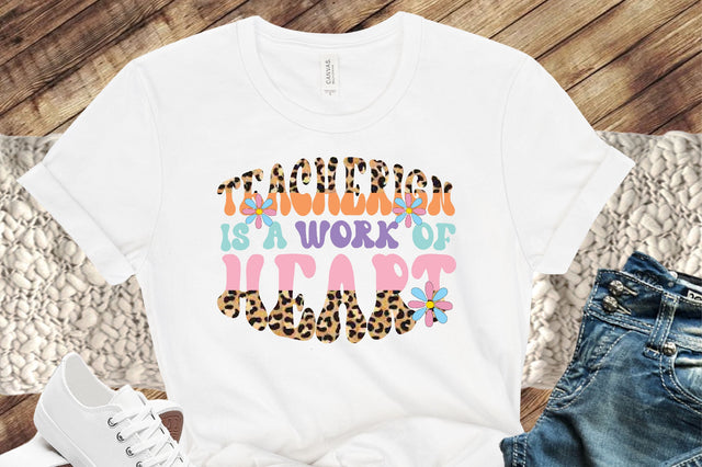 Retro Teacher PNG Sublimation Sublimation SVGista 