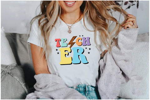 Retro Teacher Sublimation Sublimation Jagonath Roy 