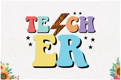 Retro Teacher Sublimation Sublimation Jagonath Roy 