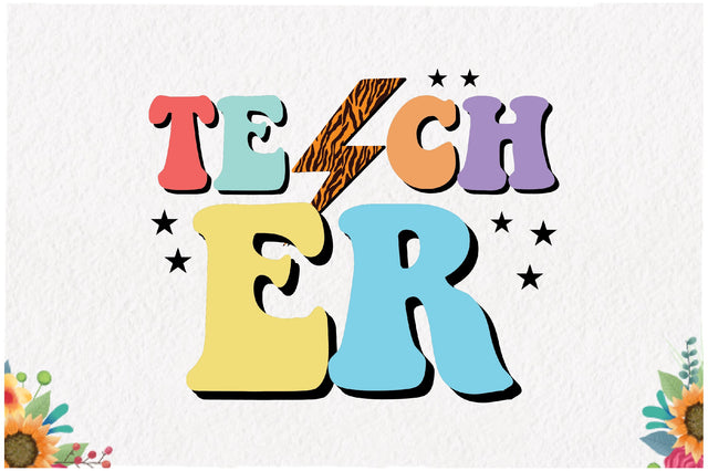 Retro Teacher Sublimation Sublimation Jagonath Roy 