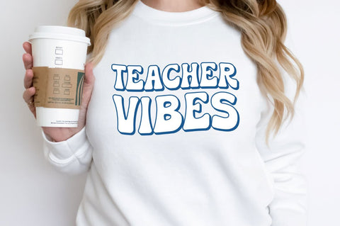 Retro Teacher SVG Bundle SVG Regulrcrative 