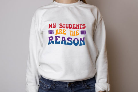 Retro Teacher SVG Bundle SVG Regulrcrative 