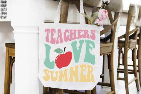 Retro Teachers Love Summer SVG Creativeart88 