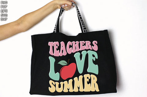 Retro Teachers Love Summer SVG Creativeart88 