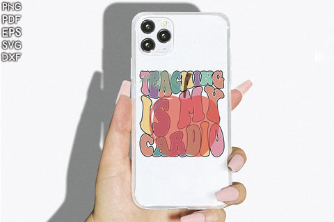 Retro Teaching Is My Cardio SVG Creativeart88 