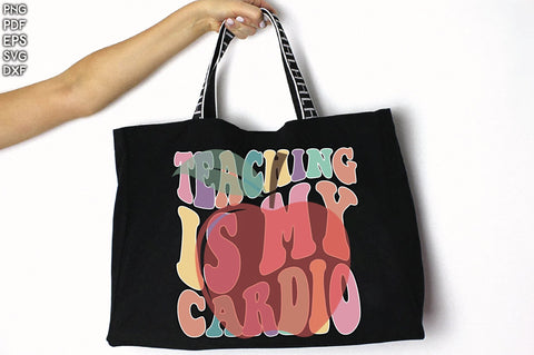 Retro Teaching Is My Cardio SVG Creativeart88 