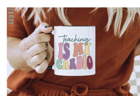 Retro Teaching Is My Cardio Vol-1 SVG Creativeart88 