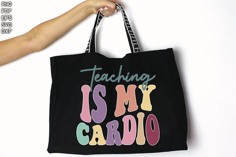 Retro Teaching Is My Cardio Vol-1 SVG Creativeart88 